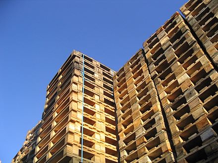 stock of pallets